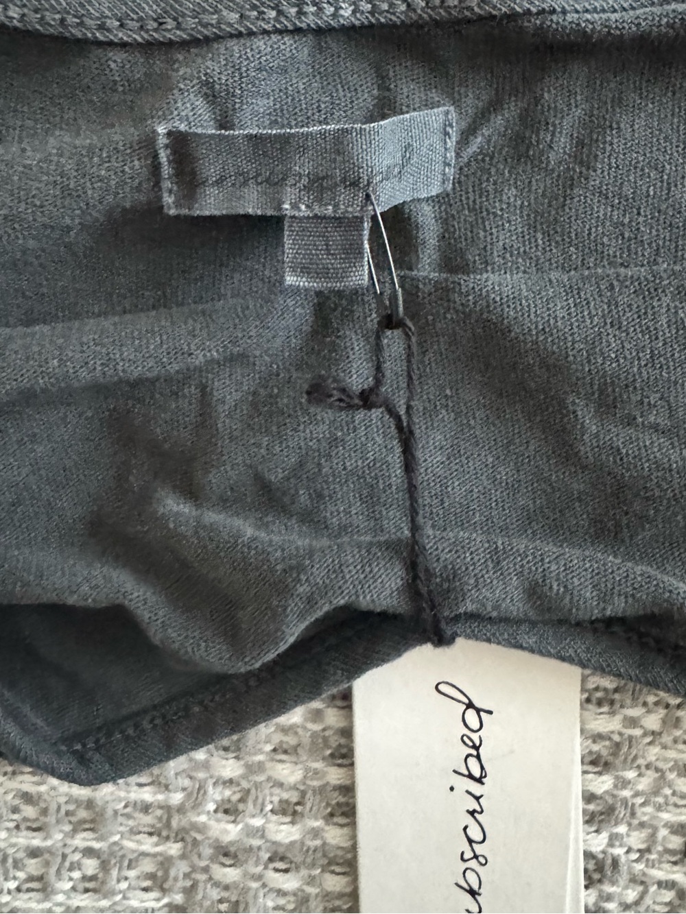 Unsubscribed Cami- Faded Black - Picture 3 of 4